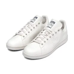 Malbon X Adidas Stan Smith Spikeless Golf Shoe (Mens Sizing) -Golf Equipment Shop 10084116 OFF WHITE NAVY 5