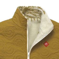 ASHEVILLE REVERSIBLE SHERPA JACKET -Golf Equipment Shop AshevilleReversibleSherpaJacketCream5