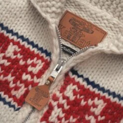 MALBON X KANATA KNITS GOLF AND SKI JACKET -Golf Equipment Shop M 7832 WHT 2REV