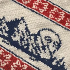 MALBON X KANATA KNITS GOLF AND SKI JACKET -Golf Equipment Shop M 7832 WHT 3REV