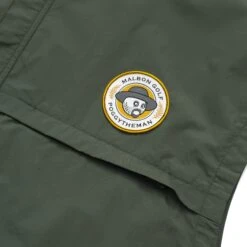 MALBON X PTM 1/4 ZIP NYLON VEST 7 MALBON X PTM 1/4 ZIP NYLON VEST -Golf Equipment Shop M 7912 PTM GREEN 2