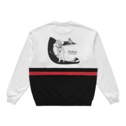 MALBON X PTM CREWNECK SWEATSHIRT -Golf Equipment Shop M 7913 PTM WHITE 4