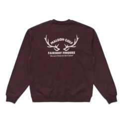 Warren Crewneck -Golf Equipment Shop M 8335 MAROON 3