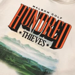 Malbon X 100 Thieves Horizon Hoodie -Golf Equipment Shop M 8505 IVR 2