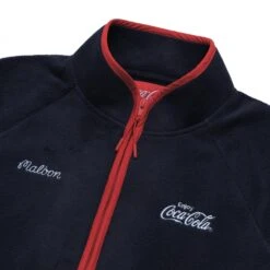 MALBON X COCA-COLA SHERPA 1/2 ZIP PULLOVER -Golf Equipment Shop M 8523 NAVY 2