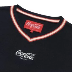 MALBON X COCA-COLA DRD KNIT VEST 5 MALBON X COCA-COLA DRD KNIT VEST -Golf Equipment Shop M 8524 NAVY 2