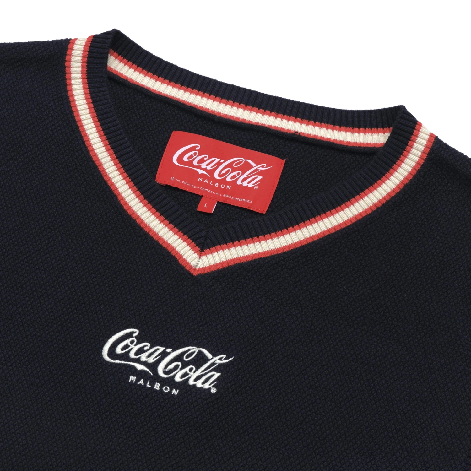 MALBON X COCA-COLA DRD KNIT VEST 3 MALBON X COCA-COLA DRD KNIT VEST - Image 3
