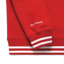 MALBON X BUDWEISER CHAMPIONS FLEECE CREWNECK -Golf Equipment Shop M 8576 RED 3