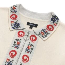 Laurent Jacquard Placket Polo -Golf Equipment Shop M 8605 IVR 2