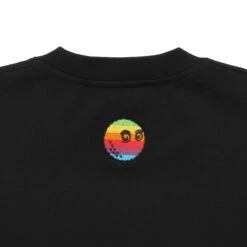 Malbon X Beams Rainbow Crewneck -Golf Equipment Shop M 8629 BLACK 3
