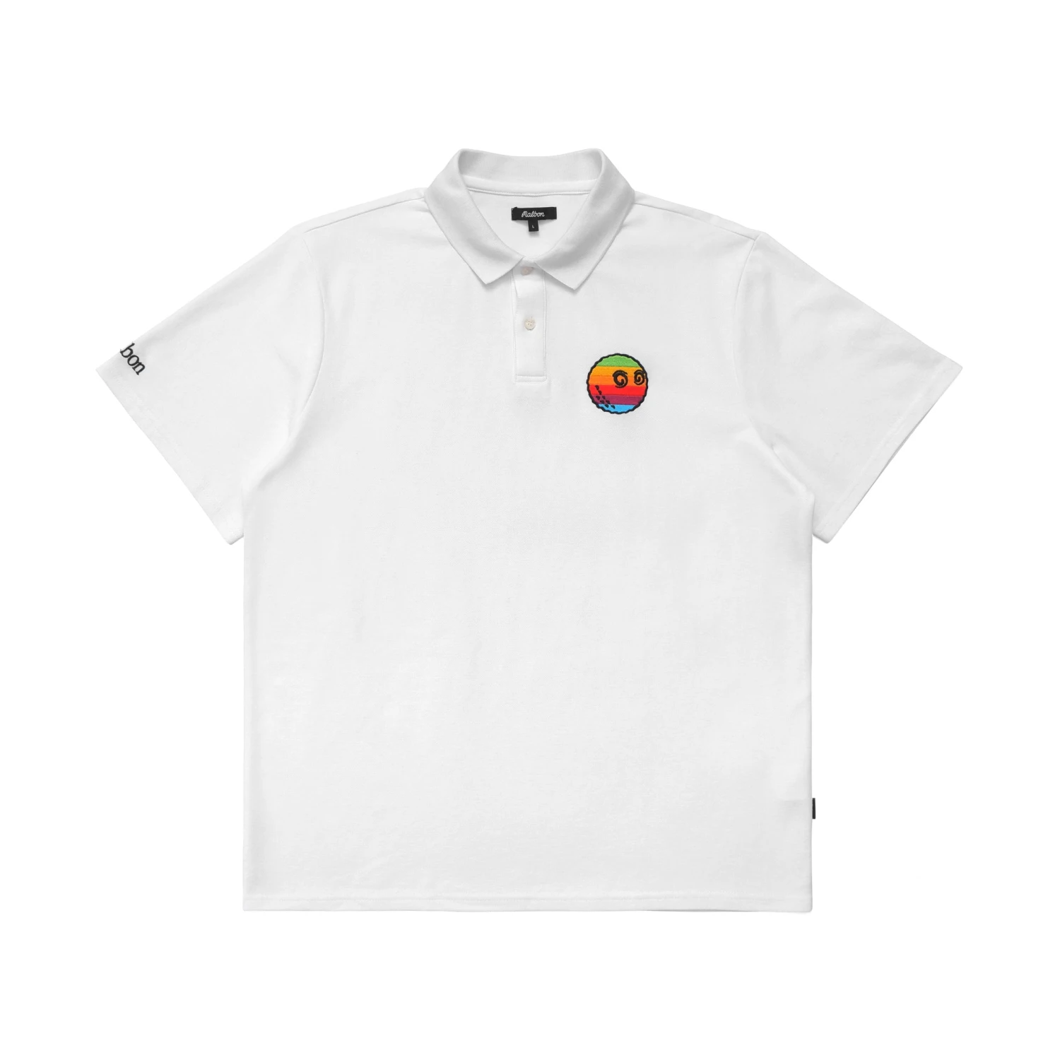 Malbon X Beams Rainbow Short Sleeve Polo 1 Malbon X Beams Rainbow Short Sleeve Polo
