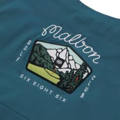 MALBON X 686 PRIMALOFT DRI RELEASE MERINO PULLOVER JACKET -Golf Equipment Shop M3FAWLS172 BLUE 4