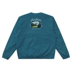 MALBON X 686 PRIMALOFT DRI RELEASE MERINO PULLOVER JACKET -Golf Equipment Shop M3FAWLS172 BLUE 5