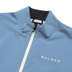 MALBON X FOOTJOY HYDROLITE RAIN JACKET -Golf Equipment Shop MalbonxFootjoyHydroliteJacketBlue2