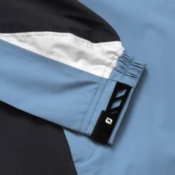MALBON X FOOTJOY HYDROLITE RAIN JACKET -Golf Equipment Shop MalbonxFootjoyHydroliteJacketBlue3