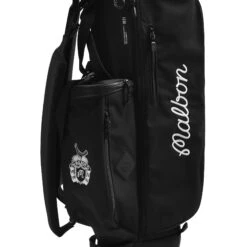 Malbon X Jones Cardinal Crest Trouper R Golf Bag -Golf Equipment Shop MalbonxJonesMalbonCoGolfBagBlack5
