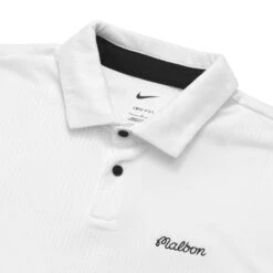 MALBON X NIKE DRI-FIT JACQUARD TOUR POLO -Golf Equipment Shop MalbonxNikeDriFitJacquardTourPoloWhite2