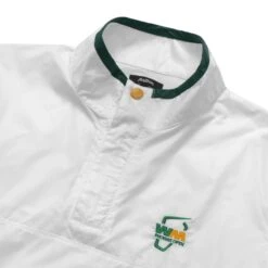 MALBON X WASTE MANAGEMENT Nylon Popover Jacket 7 MALBON X WASTE MANAGEMENT Nylon Popover Jacket -Golf Equipment Shop MalbonxWMNylonPopoverJacketWhite2