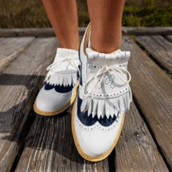 Malbon X Adidas MC87 Spikeless Golf Shoe (Mens Sizing) -Golf Equipment Shop blueshoesw1