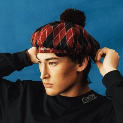 MALBON X PTM FLAT CAP -Golf Equipment Shop cap1