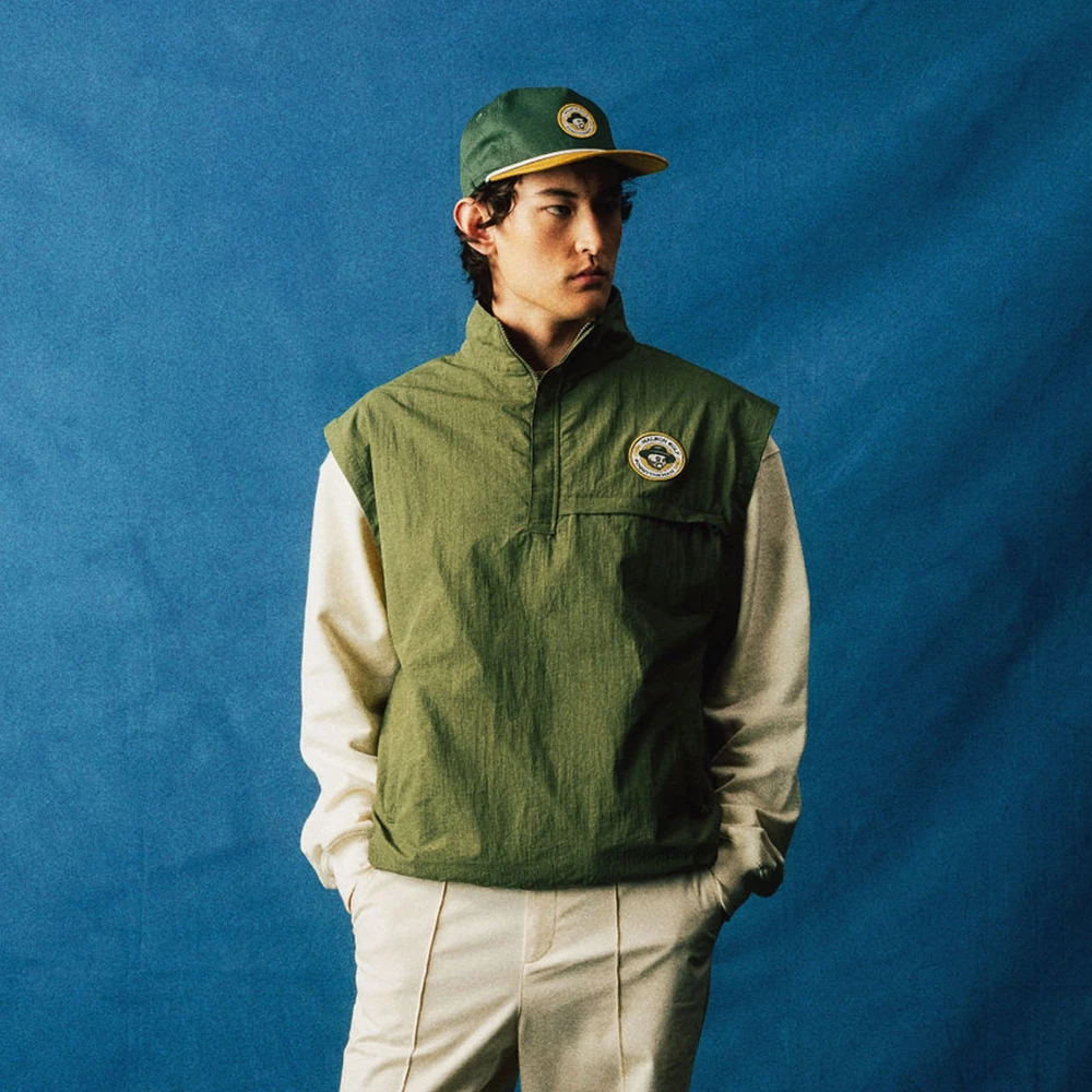 MALBON X PTM 1/4 ZIP NYLON VEST 2 MALBON X PTM 1/4 ZIP NYLON VEST - Image 2