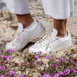 Malbon X Adidas Stan Smith Spikeless Golf Shoe (Mens Sizing) -Golf Equipment Shop whiteshoes4